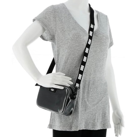 NWT‎ UGG Janey II Clear Black Crossbody Belt Bag Adjustable Logo Purse Handbag - Picture 4 of 8